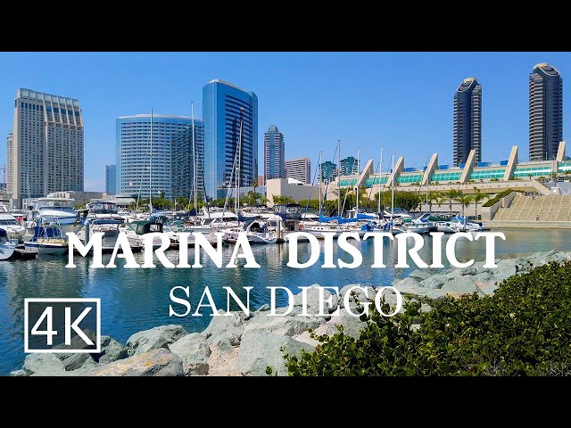 [4K] Marina District - San Diego California