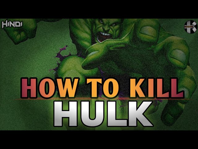 How to kill Hulk / Fully Explained in Hindi / How to kill Superheroes / KOMICIAN