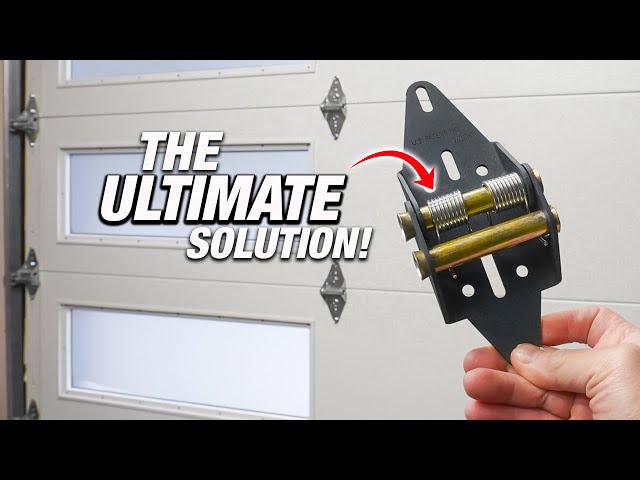 How To STOP Rattles, Squeaks, Noise & Energy Lost On Garage Doors! THE ULTIMATE SOLUTION! DIY FIX!