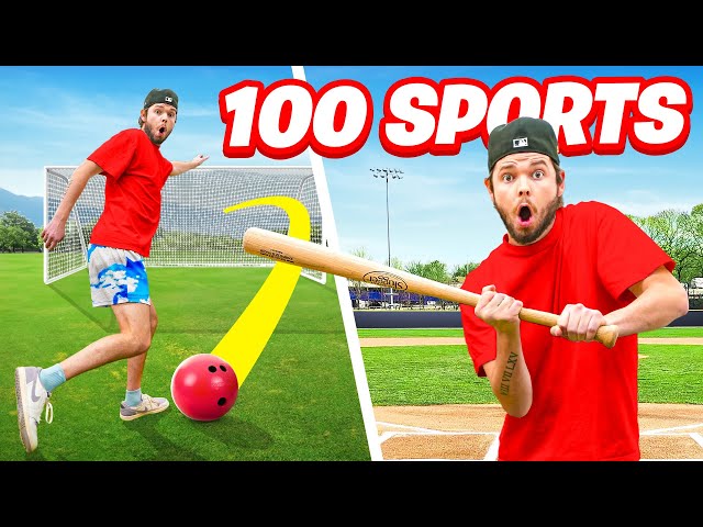 Playing 100 Sports in 24 Hours Challenge!