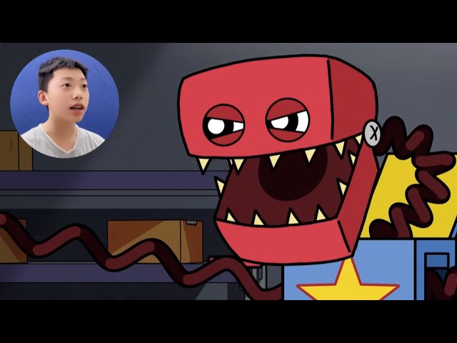 REACTS TO BOXY BOO is NOT a MONSTER... (Cartoon Animation)