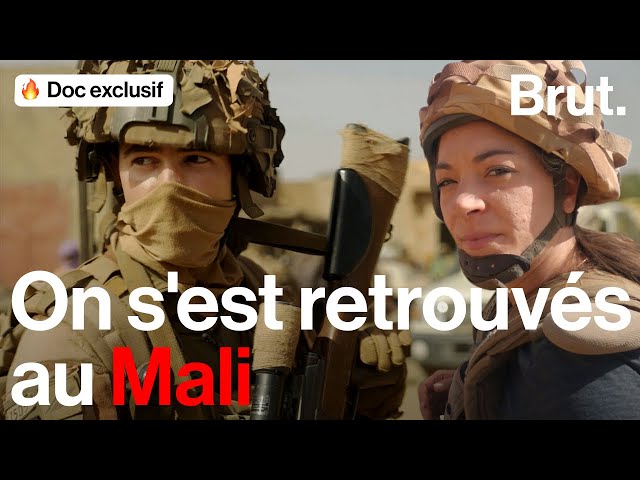 28 décembre, avec un jeune soldat français envoyé au Mali