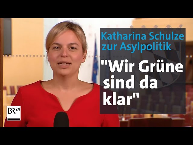 Katharina Schulze zur Asylpolitik: "Humanität und Ordnung!" | Kontrovers | BR24