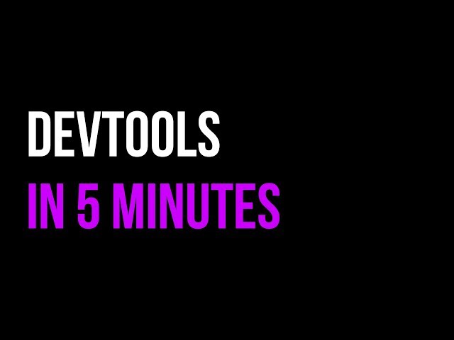 DevTools in 5 minutes | Manipulate Websites | Code in 5