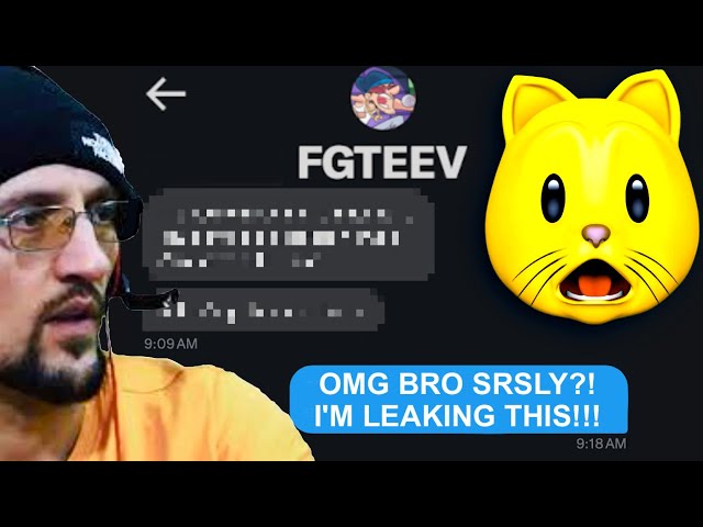 I EXPOSED FGTEEV IN 4K WITH LEAKED DMS!!