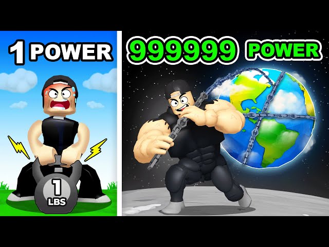 Becoming The Strongest Player in Strongman Simulator (Roblox)