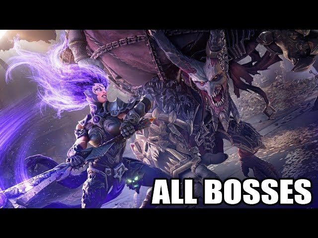 Darksiders 3 - All Bosses (With Cutscenes) + Secret Ending 1080p60 PC