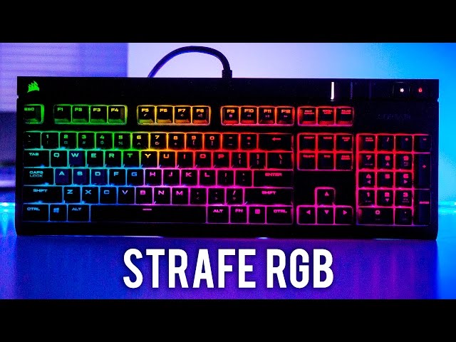 Corsair STRAFE RGB Keyboard Review - MX Silent Switches are AWESOME!