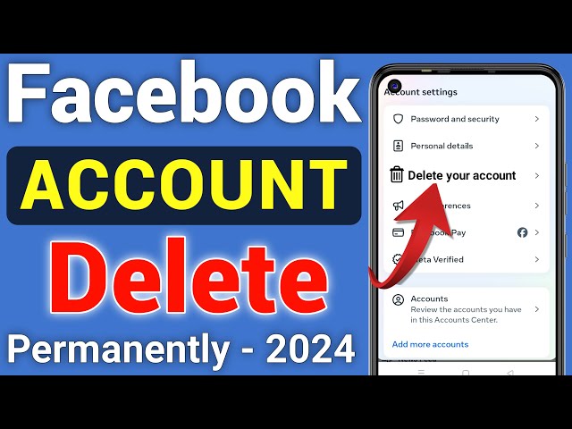Facebook Account Delete Kaise Kare 2024 Permanently New Update | facebook id delete kaise kare 2024