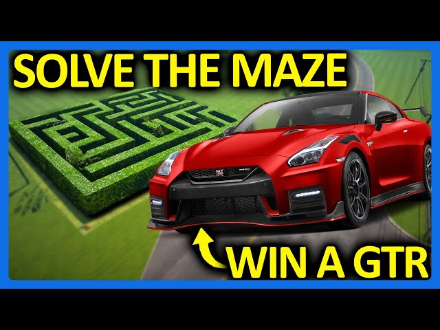 I Built a Maze with a FREE Nissan GTR in the Middle in Car for Sale Sim