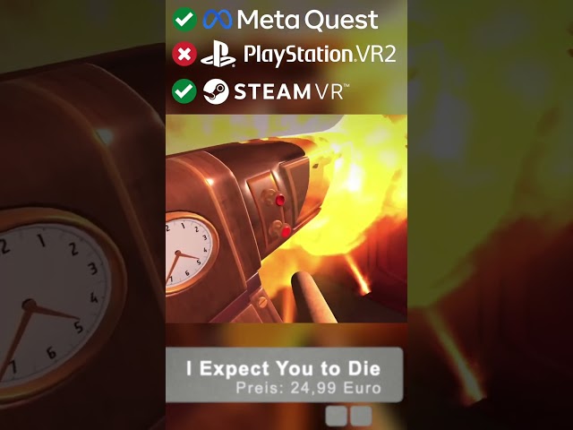 Meta Quest 2 Games - I Expect You to Die #shorts #metaquest2 #steamvr #psvr2 #vr #virtualreality
