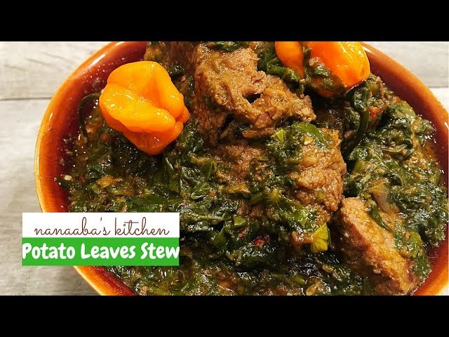 ✔How to make the best potato leaves stew. Sierra Leone style