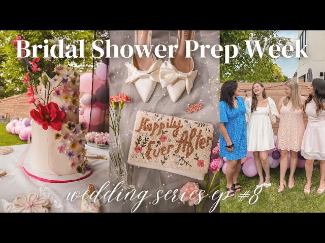 MY BRIDAL SHOWER PREP - DIY Bridal Decor, Building a Welcome Sign, Thrifting | Wedding Series Ep 8