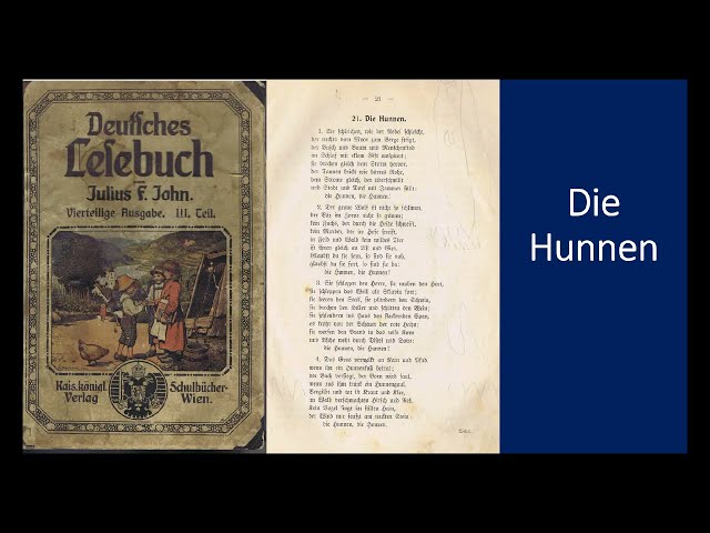 Die Hunnen, Gedicht von F. W. Weber (1813-1894)
