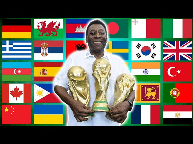 Pelé in different languages meme