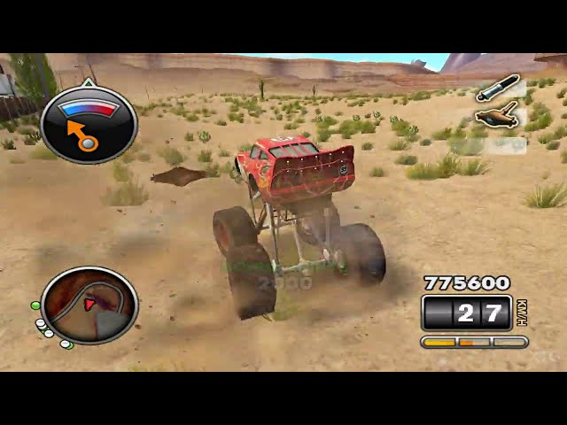 Cars Mater-National Championship - I Wanna Be a Monster Too! PS2 Gameplay HD (PCSX2)