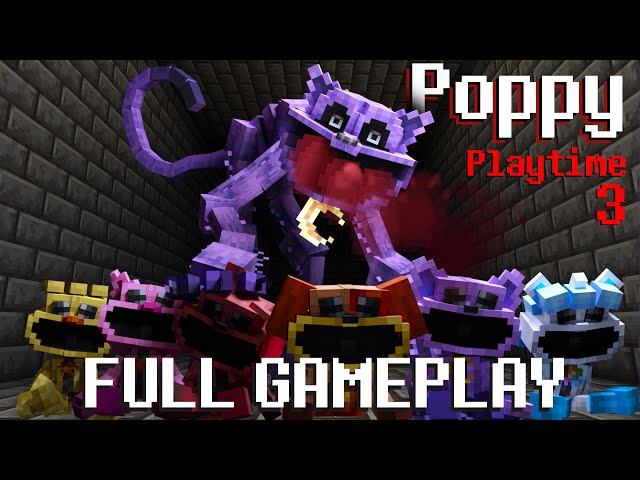 Poppy Playtime Chapter 3 - Full Map Gameplay in Minecraft PE [addon & map download]