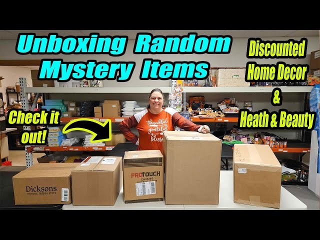 Unboxing Random Mystery items & giving out a discount on Home decor and Health and beauty