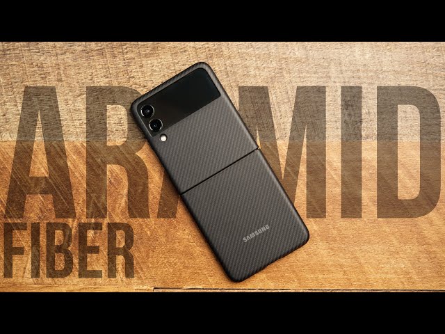 Samsung Galaxy Z Flip 3 Aramid Fiber Case Review, FAVORITE CASE!