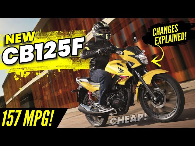 NEW 2024 Honda CB125F Released = CHEAP Motorcycle!