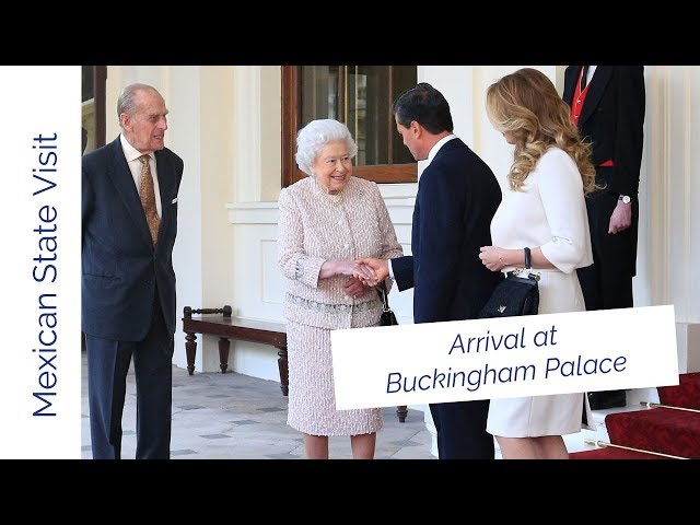 The President of the United Mexican States arrives at Buckingham Palace