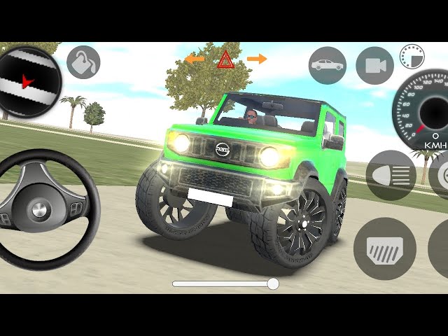 Indian car simulator 3D game new video Maruti Suzuki jimny Top speed mode 😱😱😱