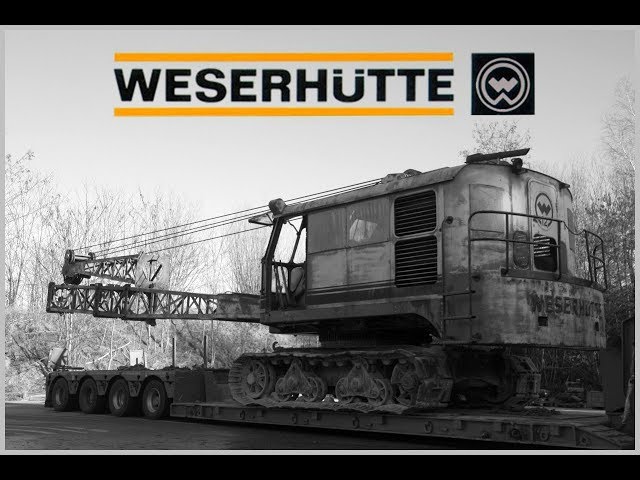 Weserhütte W12 - Greifer verladen und transportfertig machen!