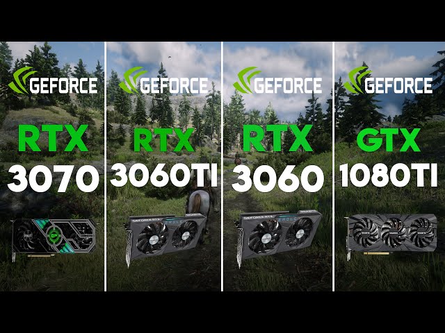 RTX 3070 vs RTX 3060 Ti vs RTX 3060 vs GTX 1080 Ti Test in 6 Games