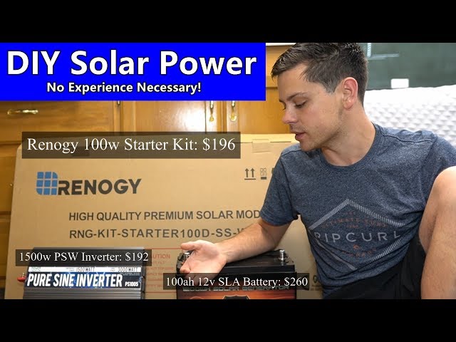 Build Your First Solar Power System! Beginner Tutorial Easily Explained, Budget Friendly