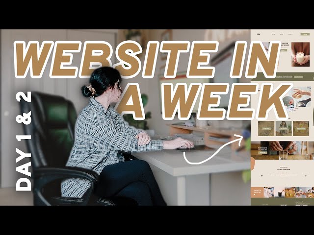 WEBSITE IN A WEEK (Day 1 + 2) | Adobe XD Website Design
