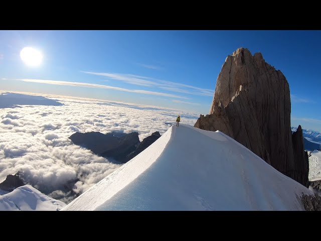 Climbing Cerro Chalten (Fitz Roy) via the Franco-Argentina