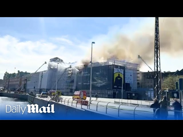 LIVE: Fire breaks out at Copenhagen's stock exchange