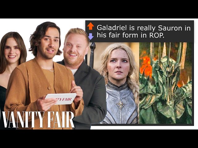 'LOTR: Rings of Power' Fan Theories with the Cast | Vanity Fair
