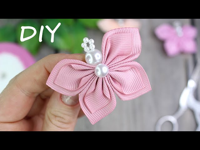 NEW 🦋 BUTTERFLY 🦋 How to make a butterfly from ribbons with your own hands? New way!