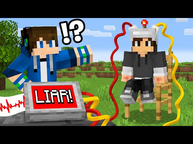 Using a LIE DETECTOR on YOU in Minecraft!
