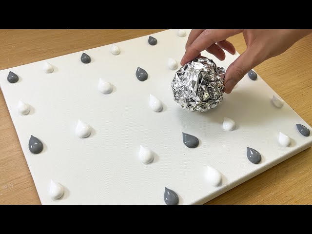 Aluminum Painting Technique for Beginners / Acrylic Painting