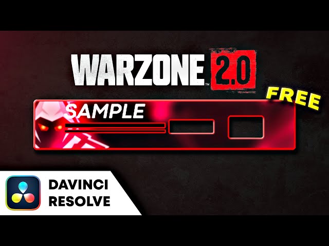 How To Nickmercs Style Streaming Healthbar - Warzone Call of Duty  *TEMPLATE DOWNLOAD*