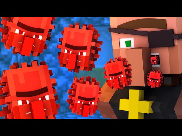 Villager vs Pillager Life 10 [COVID-19] - Minecraft Animation
