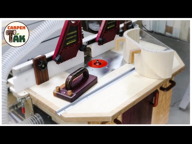 ⚡[DIY] The ultimate router table full build (Part 2.) / With Extended Guide Fence System /Workbench+