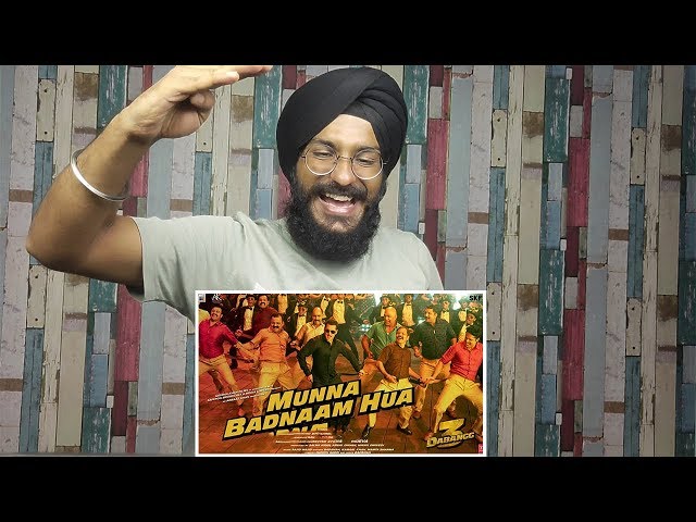 Munna Badnaam Hua Song REACTION | Dabangg 3 | Salman Khan | Badshah,Kamaal K | Parbrahm Singh