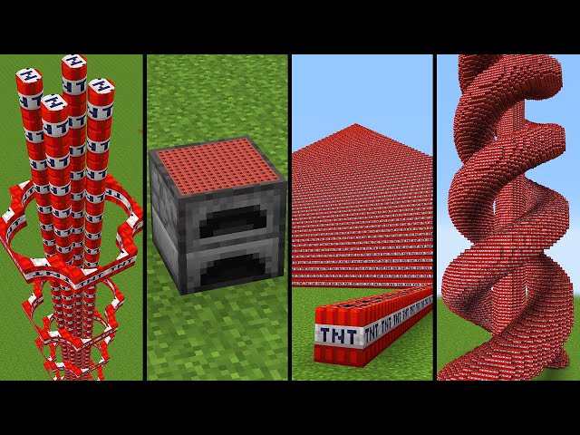 every tnt experiment in one video in Minecraft