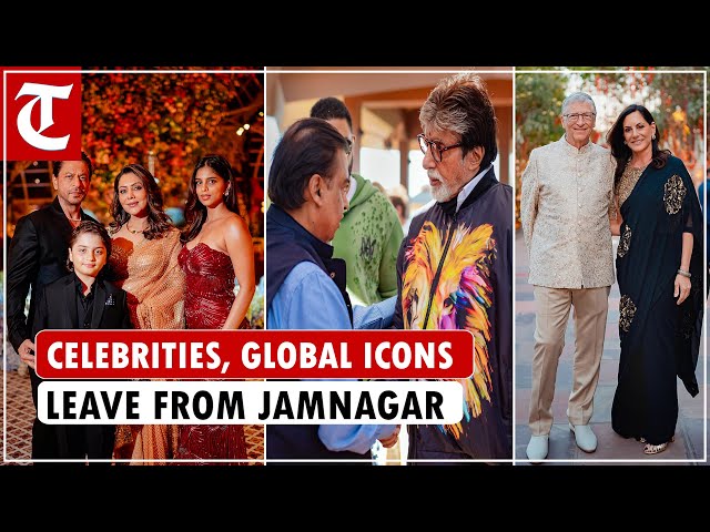 Celebrities, global icons leave from Jamnagar after Anant Ambani-Radhika's pre-wedding festivities