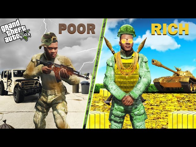 GTA 5 : Franklin Shinchan & Pinchan Become The Richest Army GTA 5 !