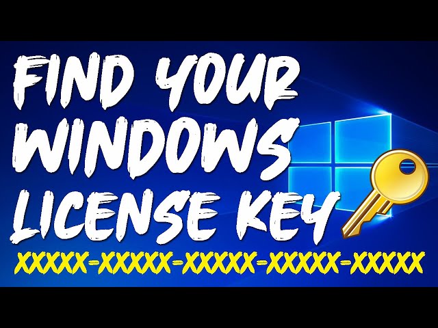 How to Find your Windows 10 Product key and OEM Product key