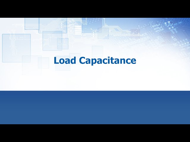 Load Capacitance - ECS Inc. International