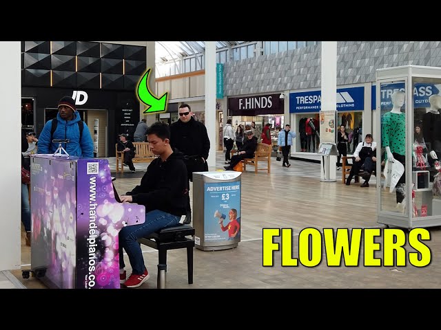 The TERMINATOR Watches Me Play Miley Cyrus Flowers on Piano in Public Mall | Cole Lam