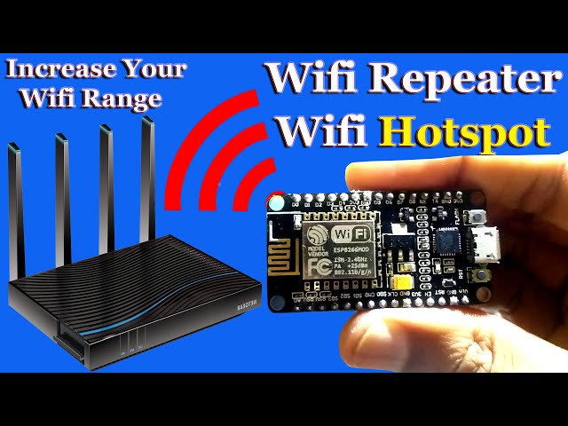 Wifi Repeater Using ESP8266, ESP8266 wifi Repeater, Wifi Range Extender, How to Increase wifi Range