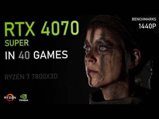 RTX 4070 Super - 40 GAMES Tested at 1440P | Ray Tracing, DLSS 3.7 & More!