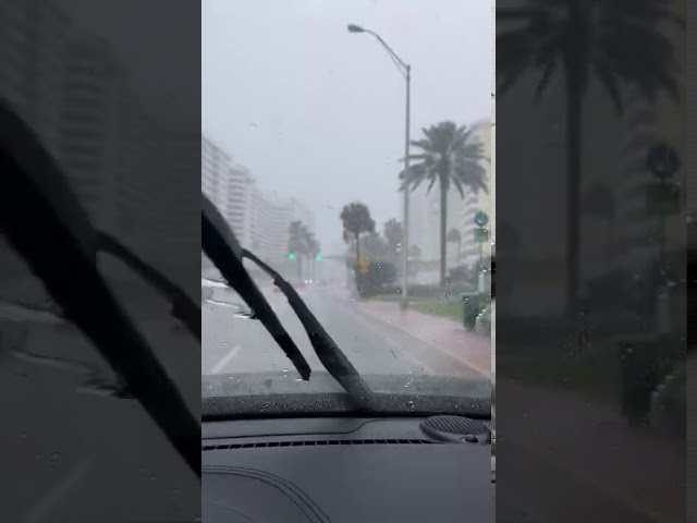 INSANE Winter Storm in Miami #shorts
