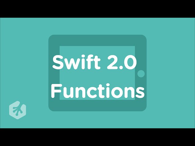 Learn Swift 2.0 Functions with Treehouse